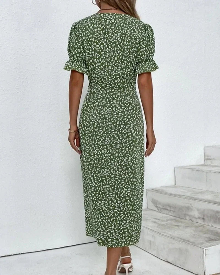 Delaney | Elegant Draped Wrap Dress