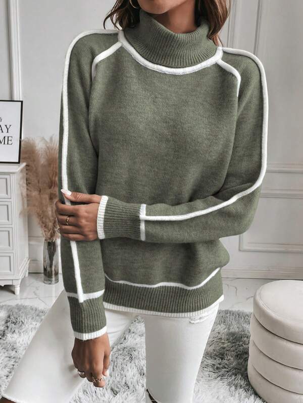 The Serelle – Turtleneck Knit Sweater
