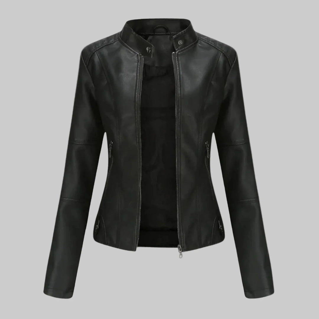 Romina | Classic Leather Jacket