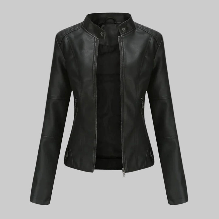 Romina | Classic Leather Jacket