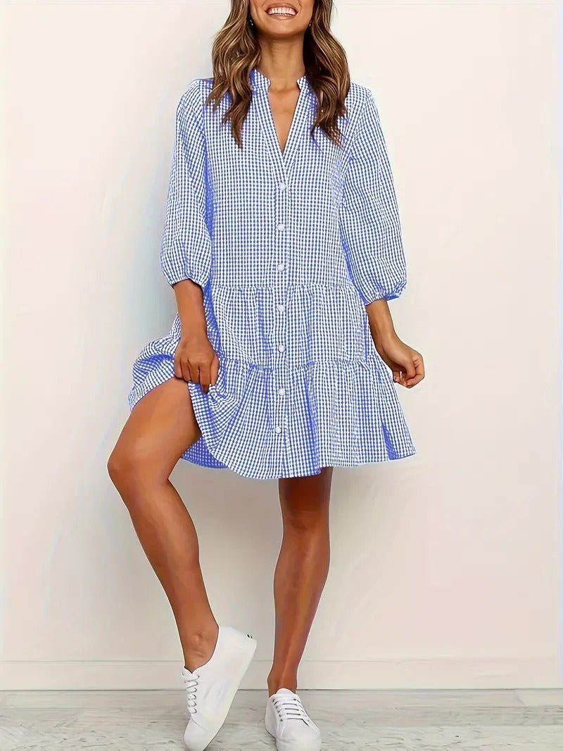 Calio | Exquisite Gingham Dream Dress
