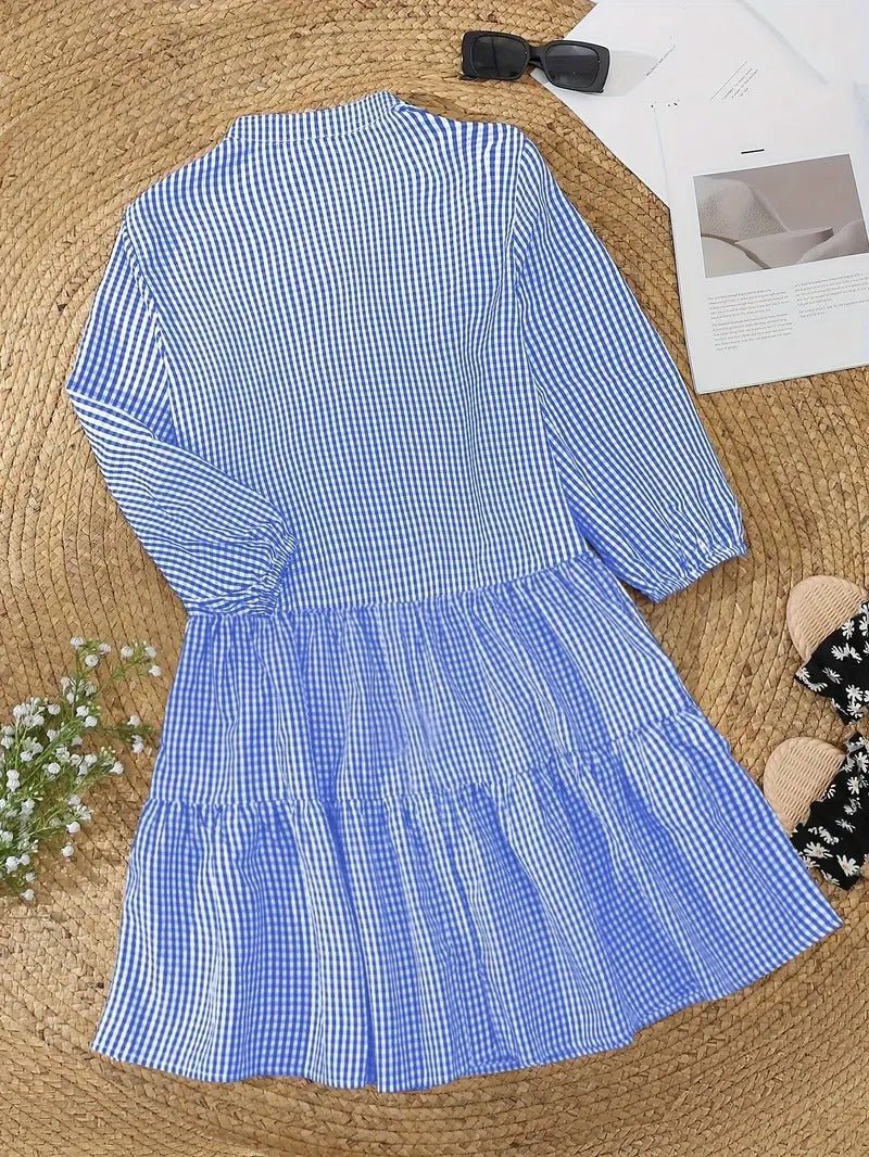 Calio | Exquisite Gingham Dream Dress
