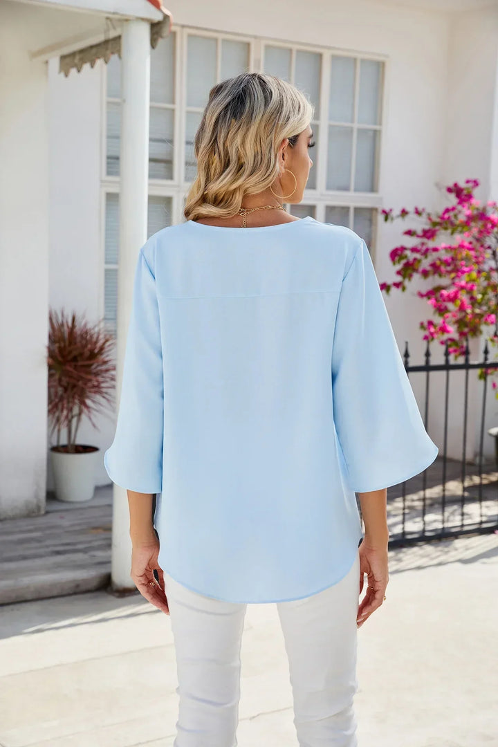 V-Neck Blouse: Effortless Elegance Redefined