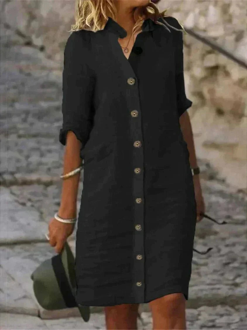 Avera | Effortless Elegance Shirt Dress