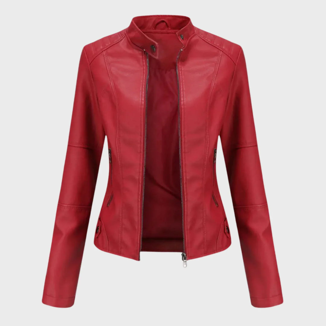 Romina | Classic Leather Jacket
