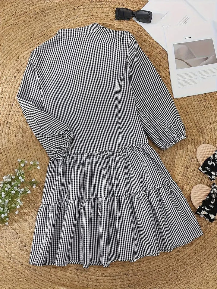 Calio | Exquisite Gingham Dream Dress
