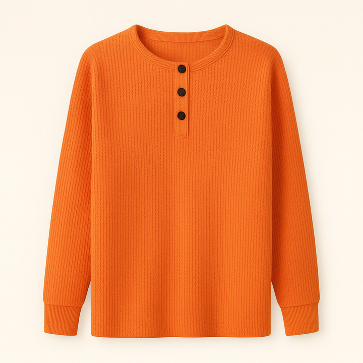 Rosie Waffle Knitted Cozy Sweater