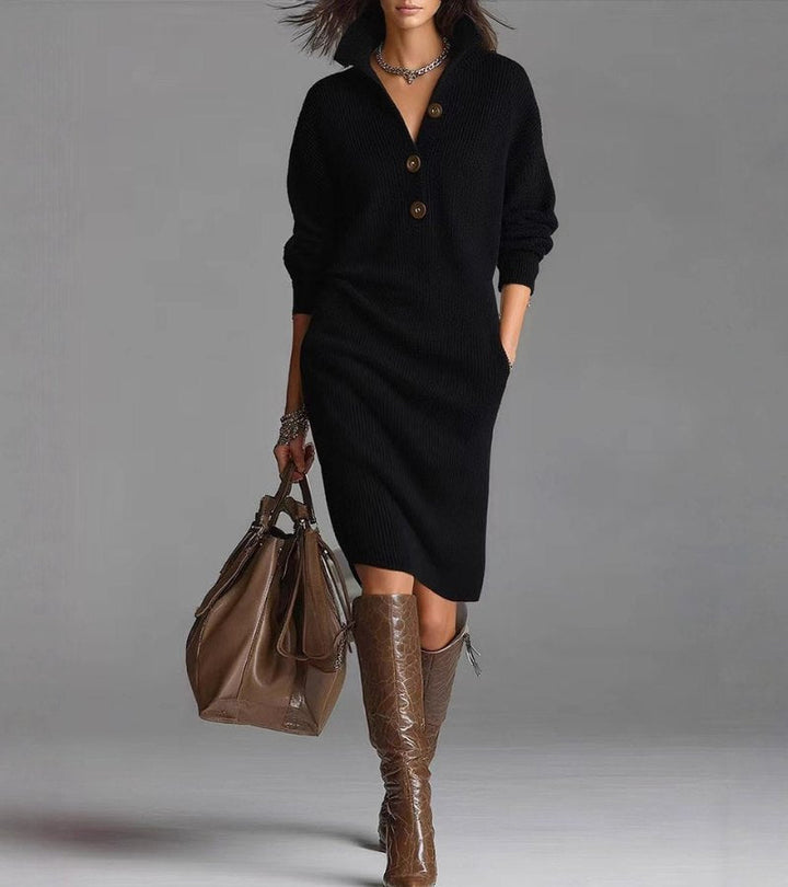 Carmen | Warm Knit Dress, Elegant and Comfortable