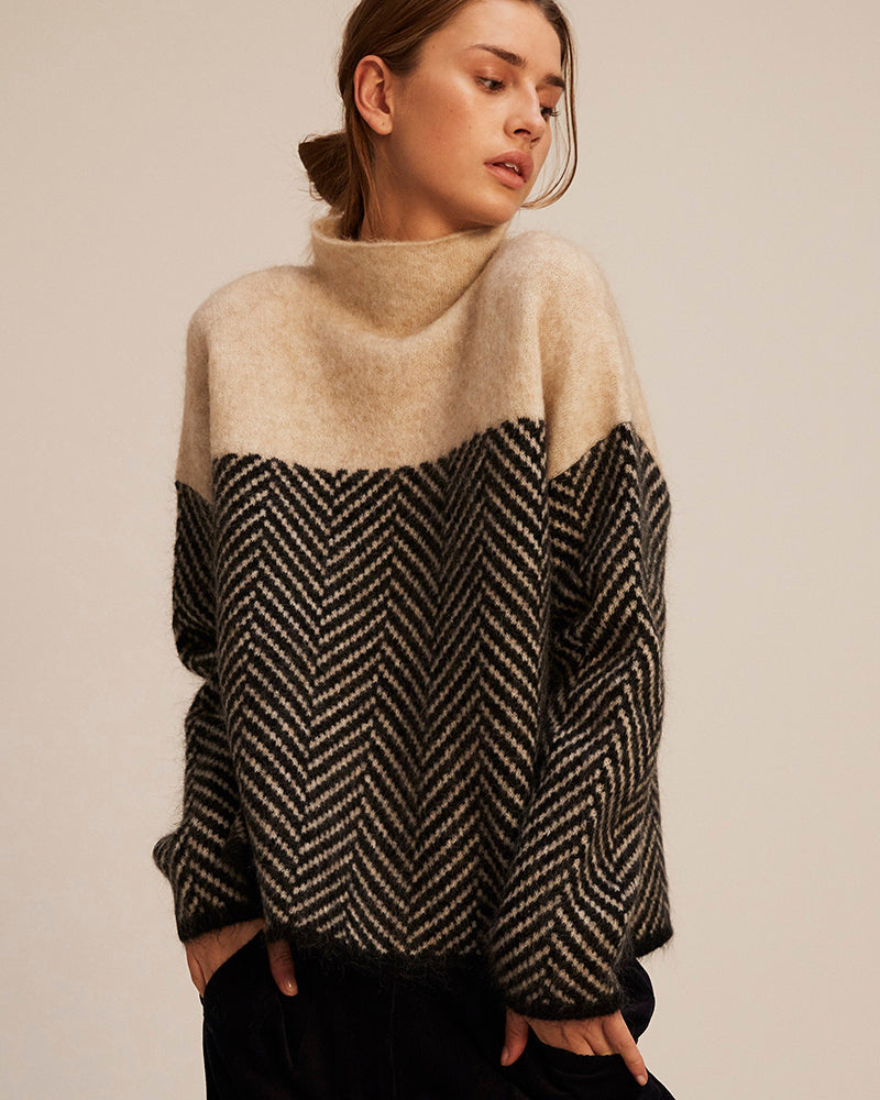 The Elvarine – Cotton Turtleneck Sweater
