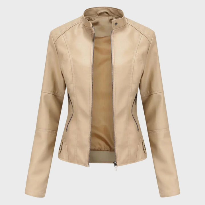 Romina | Classic Leather Jacket