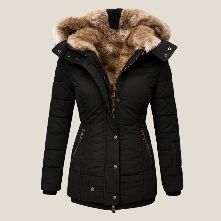Aimee | Warm winter coat with soft fur lining