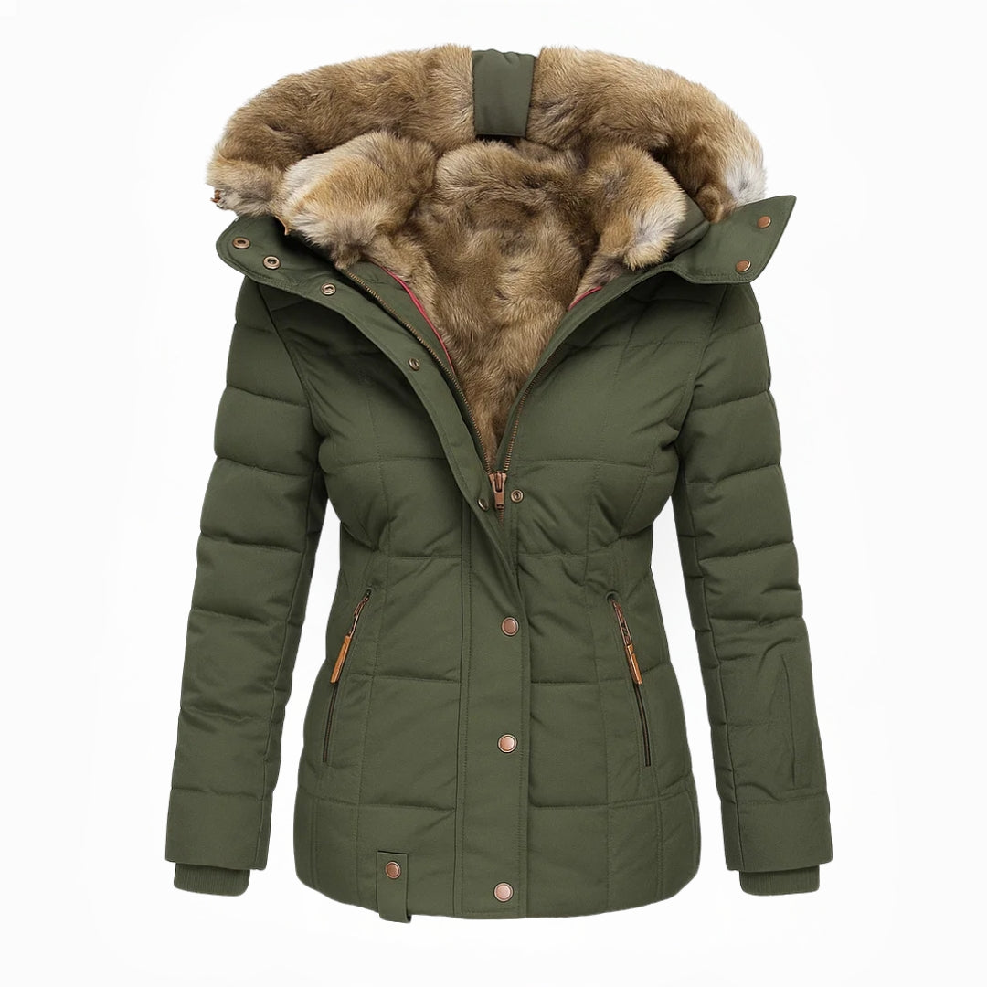 Aimee | Warm winter coat with soft fur lining