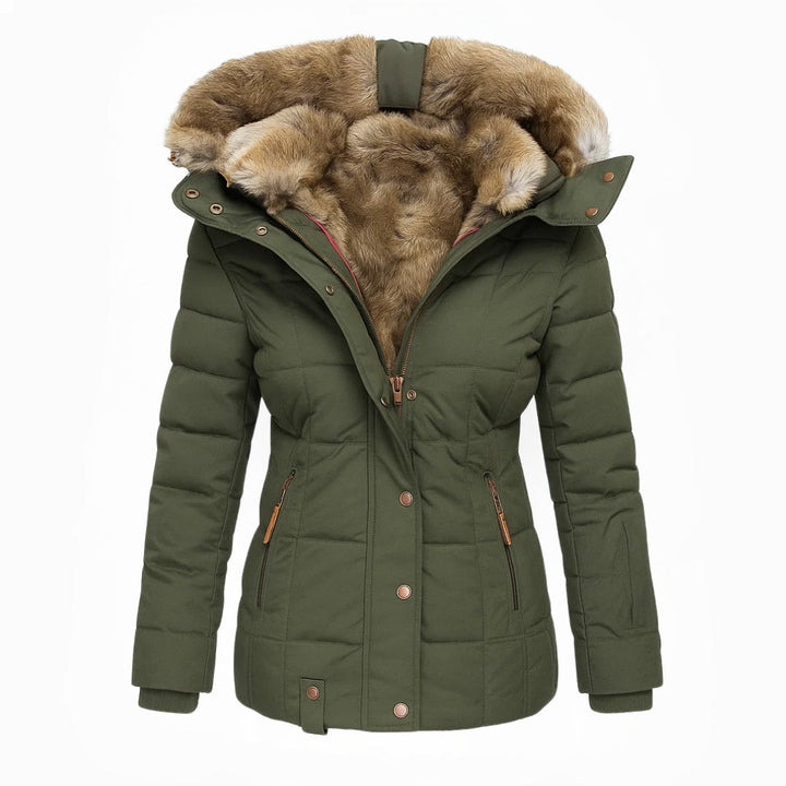 Aimee | Warm winter coat with soft fur lining