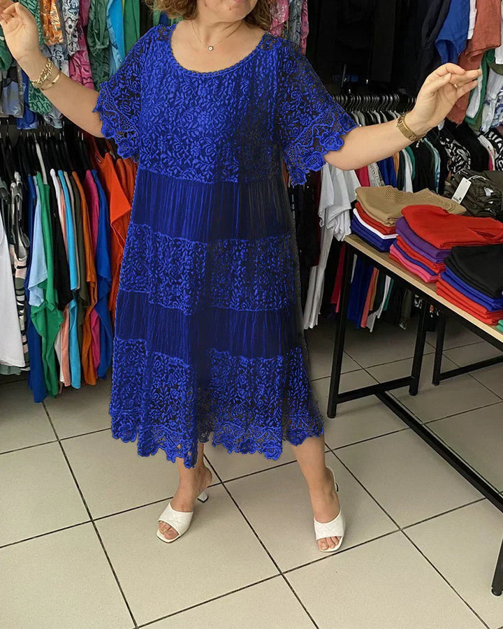 Alba | Elegant Lace Casual Dress