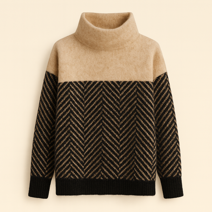 The Elvarine – Cotton Turtleneck Sweater