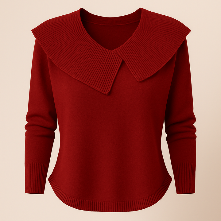 Sabrina – Women's Sweater with Lapel