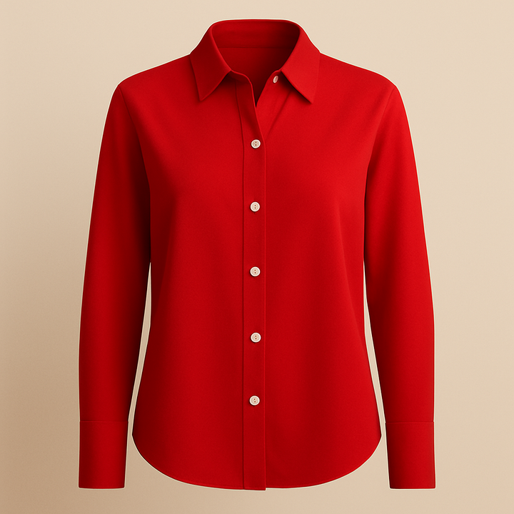 Lina – Elegant blouse with button closure