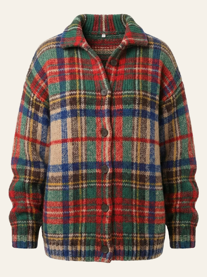 Mila – Plaid Blouse