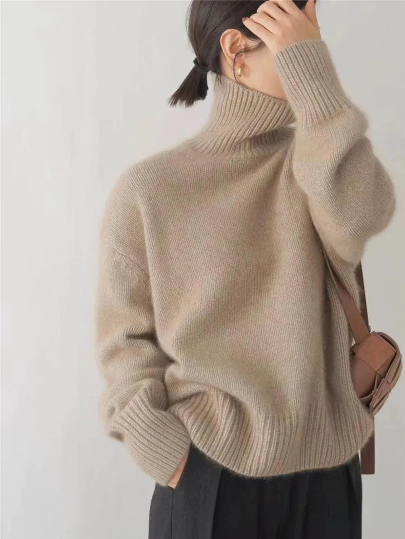 Isabella Cashmere Roll neck