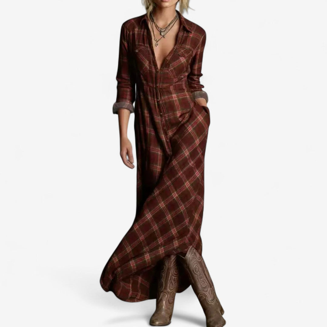 Cécile Timeless Maxi Shirt Dress