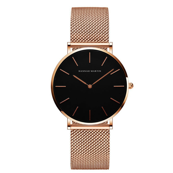 Ultra-Slim Mesh Bracelet Watch for Women