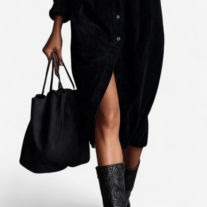 Claudia™ Midi Dress in Corduroy