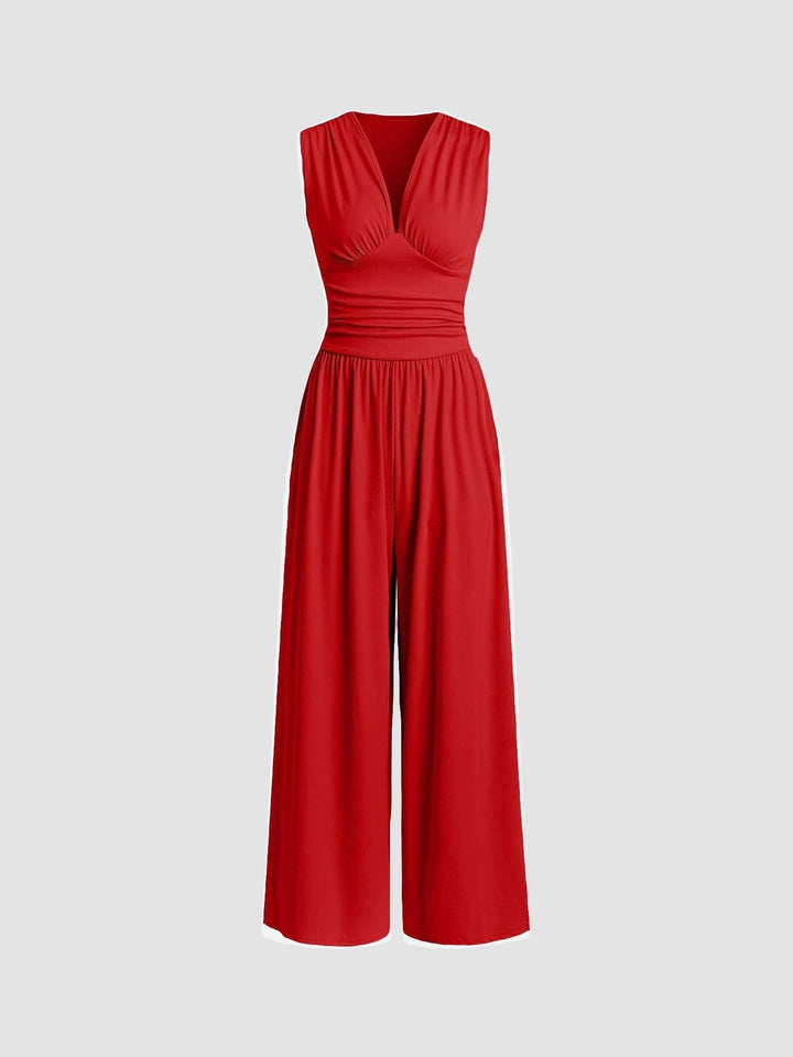 Rose – Chic Sleeveless Wide-Leg Jumpsuit