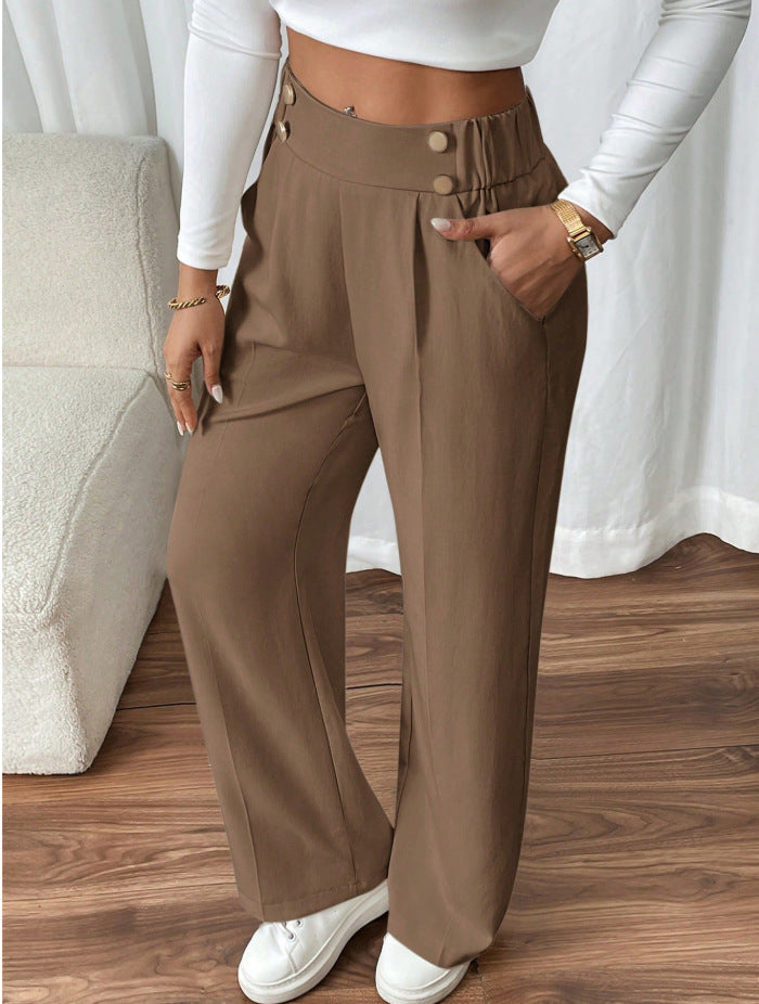 Refined High-Waisted Trousers