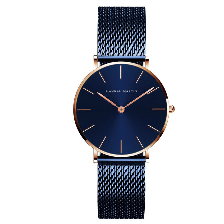 Ultra-Slim Mesh Bracelet Watch for Women