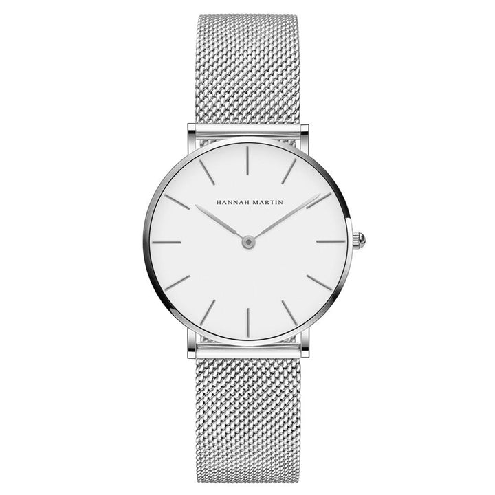 Ultra-Slim Mesh Bracelet Watch for Women