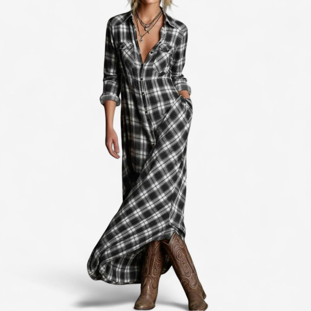 Cécile Timeless Maxi Shirt Dress