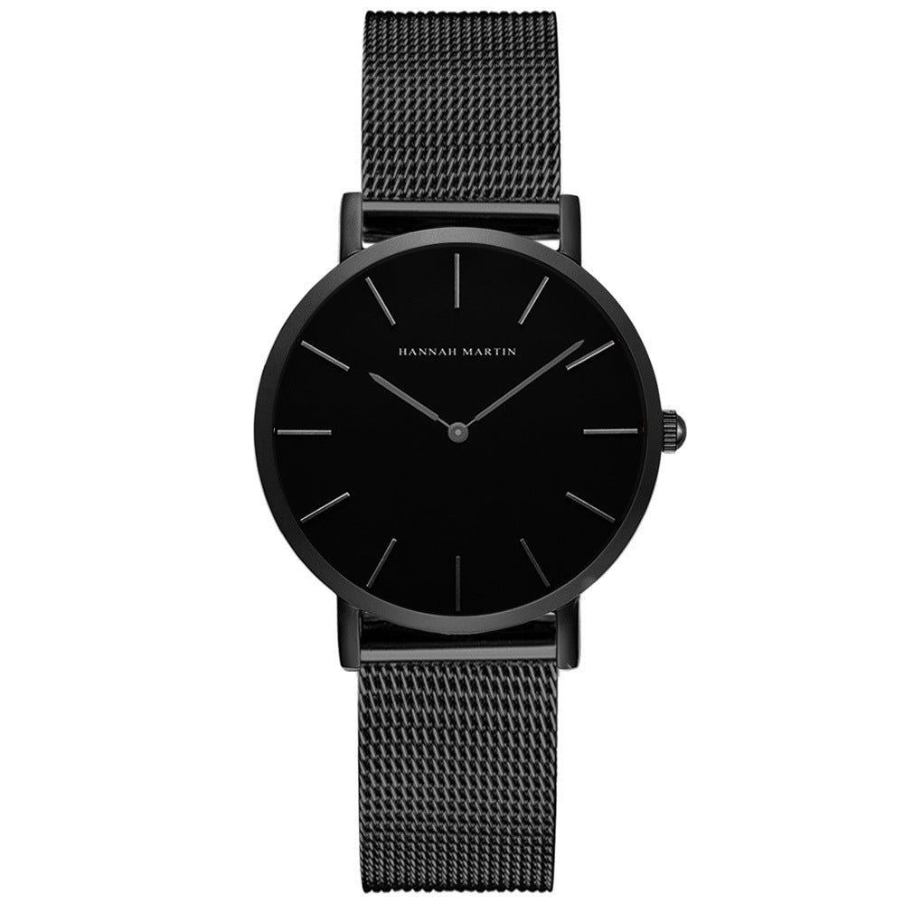Ultra-Slim Mesh Bracelet Watch for Women