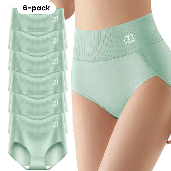Comfora | 6-pack High-Waisted Underwear with Tummy Support