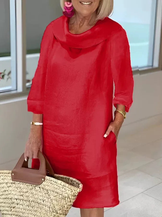 Amity | Refined Elegance Midi Dress