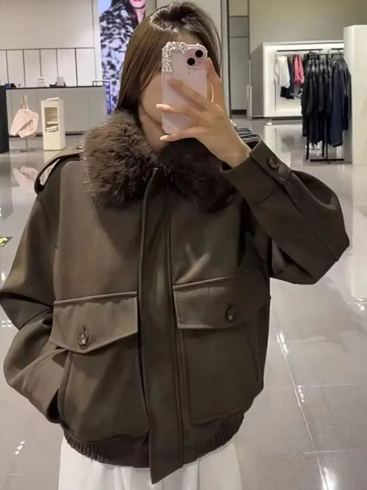 The Arienne – Premium Shearling Bomber