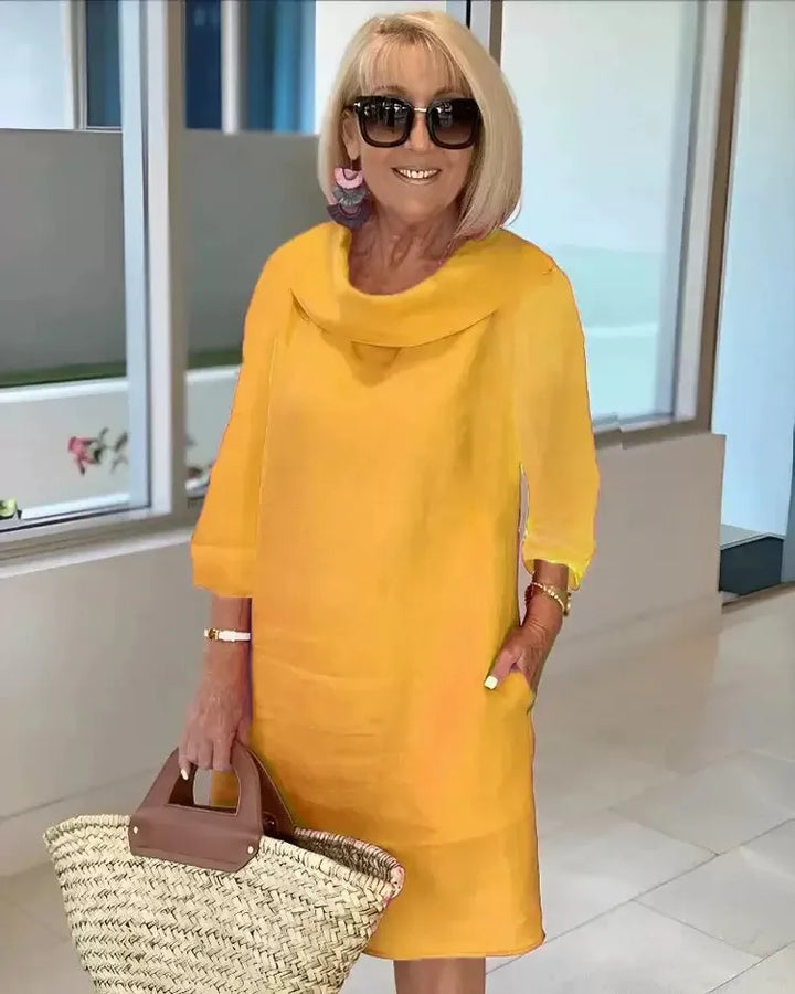 Amity | Refined Elegance Midi Dress