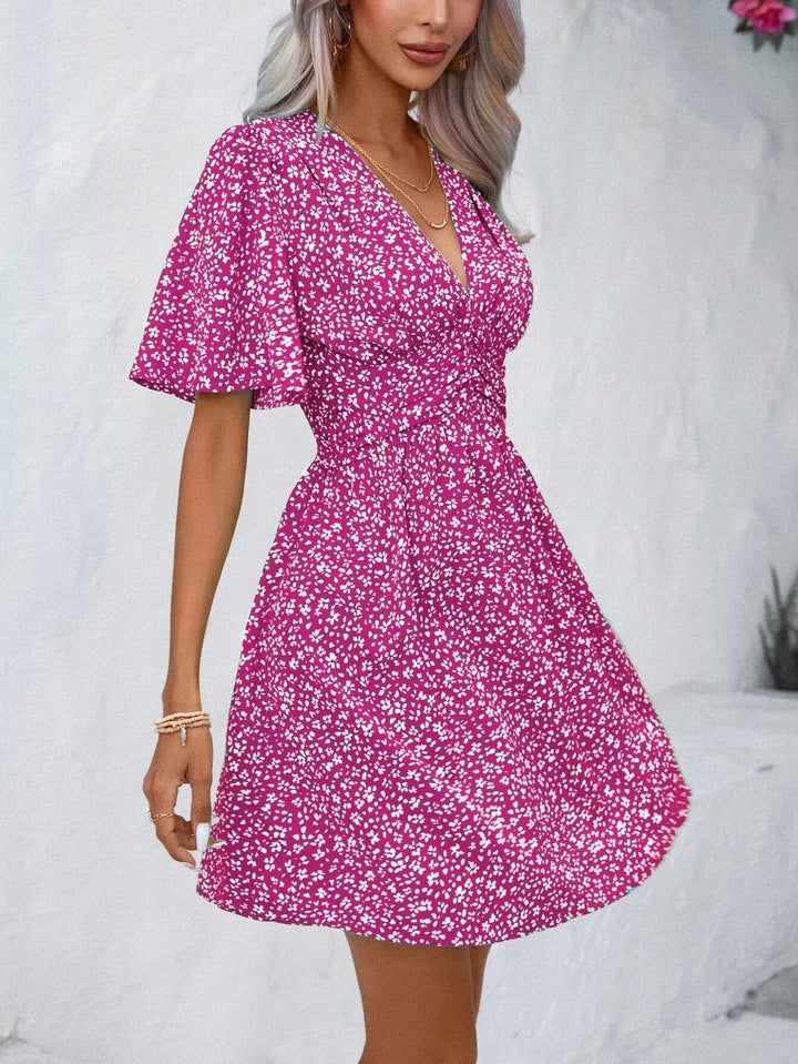 Blakely | Elegant Floral Grace Mini Dress