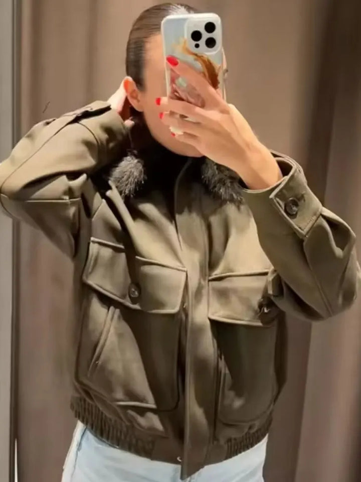 The Arienne – Premium Shearling Bomber