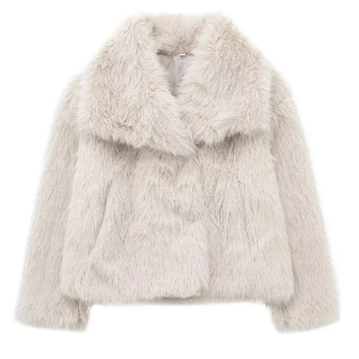 Elly Fluffy Fur Coat
