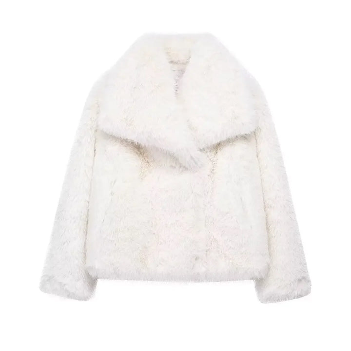 Elly Fluffy Fur Coat
