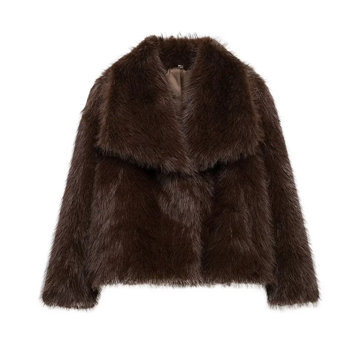 Elly Fluffy Fur Coat
