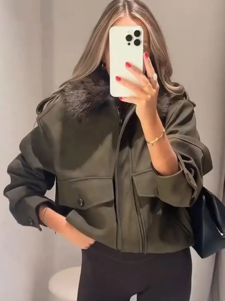 The Arienne – Premium Shearling Bomber