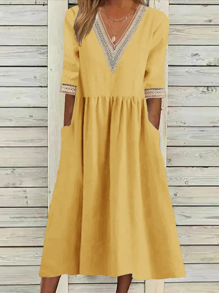 Estella | Elegant Lace Shift Dress