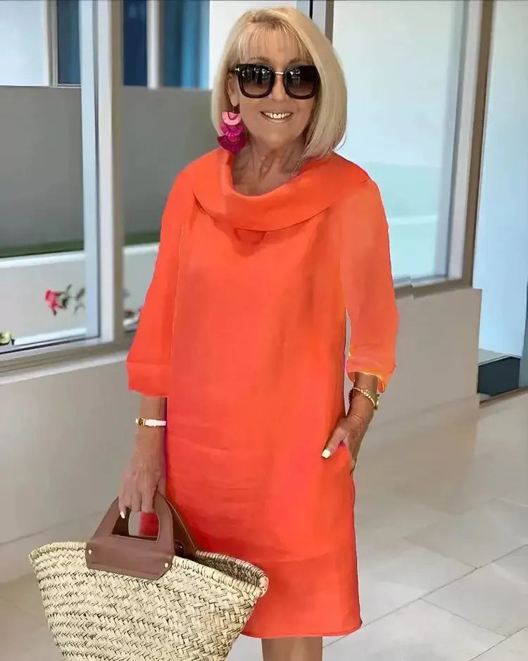 Amity | Refined Elegance Midi Dress