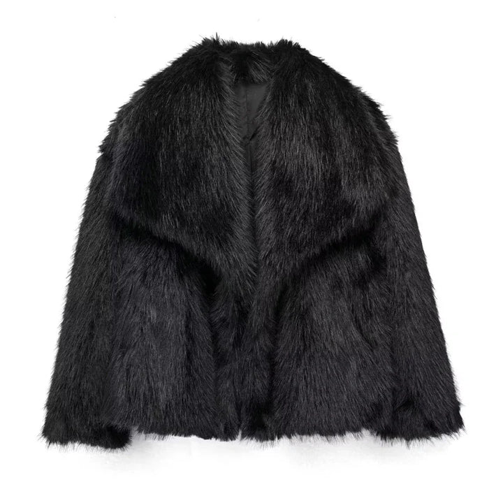 Elly Fluffy Fur Coat