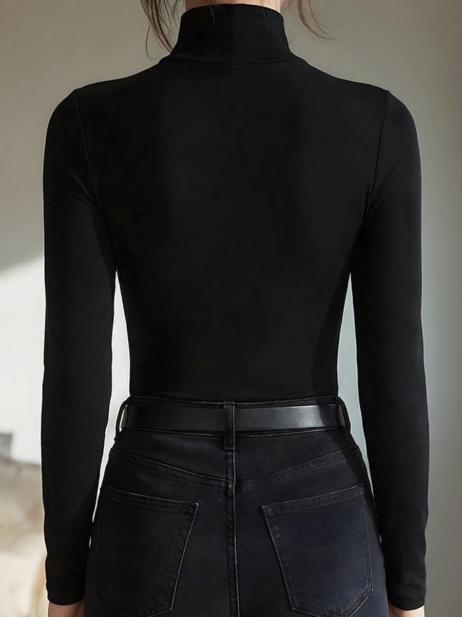 Andrea Turtleneck Long-Sleeve Top