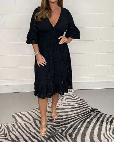 Alba | Elegant Lace Casual Dress