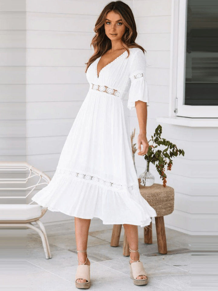 Clea | Luxe Effortless White Dress
