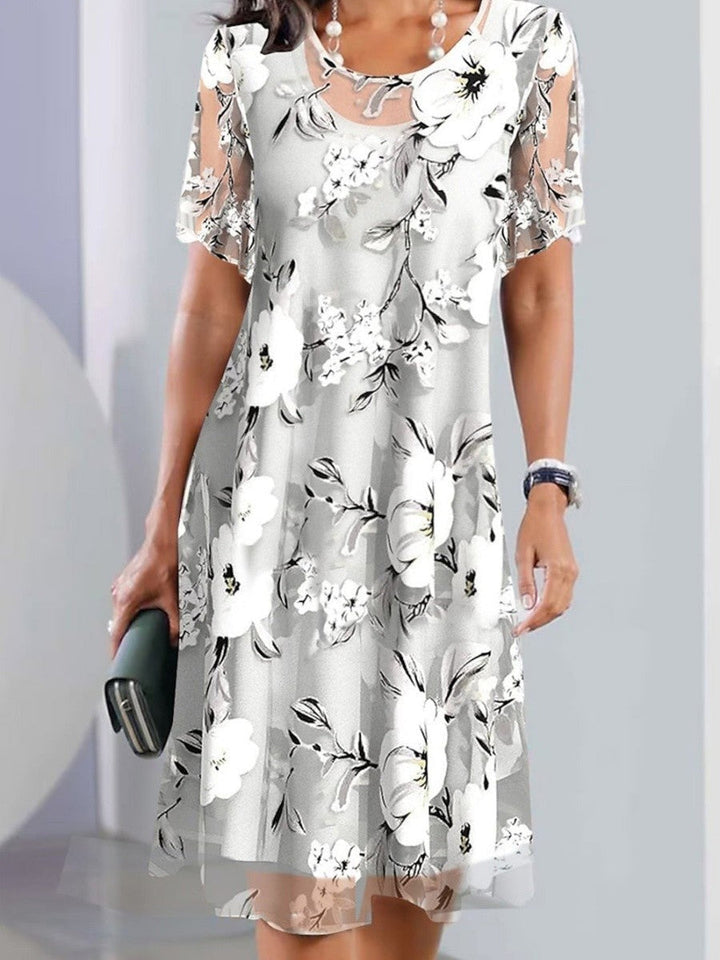 Chandra | Elegant Floral Collection Dress