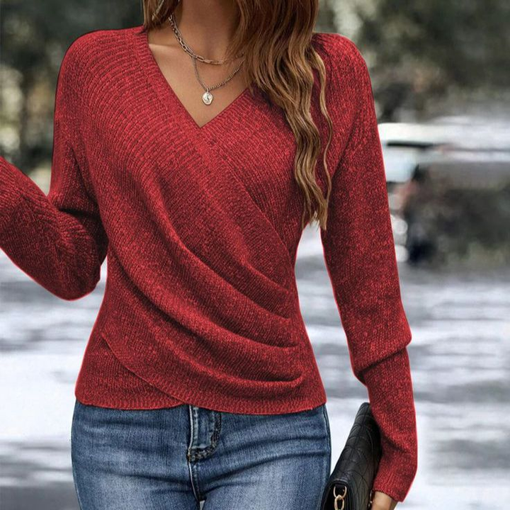 The Maéline – Elegant Knit Sweater